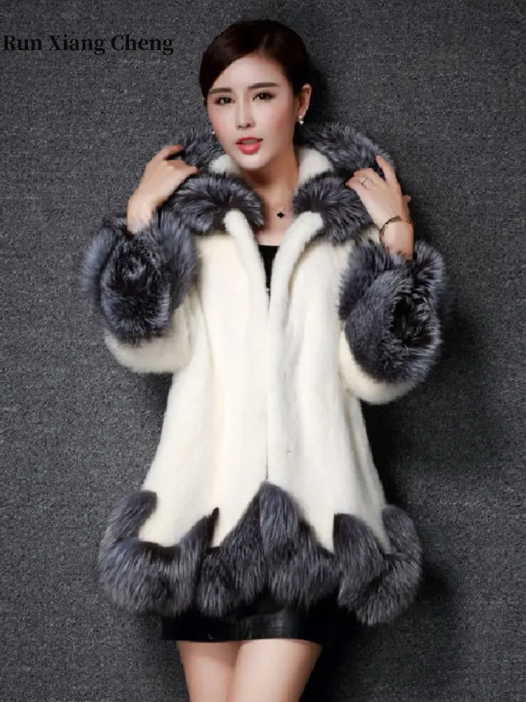 Top Trends: 2023 Autumn And Winter Classic Luxury Cold And Warm Protection Fur Vest High Street Casual Style Soft Fox Fur Coat Shoppable Styles