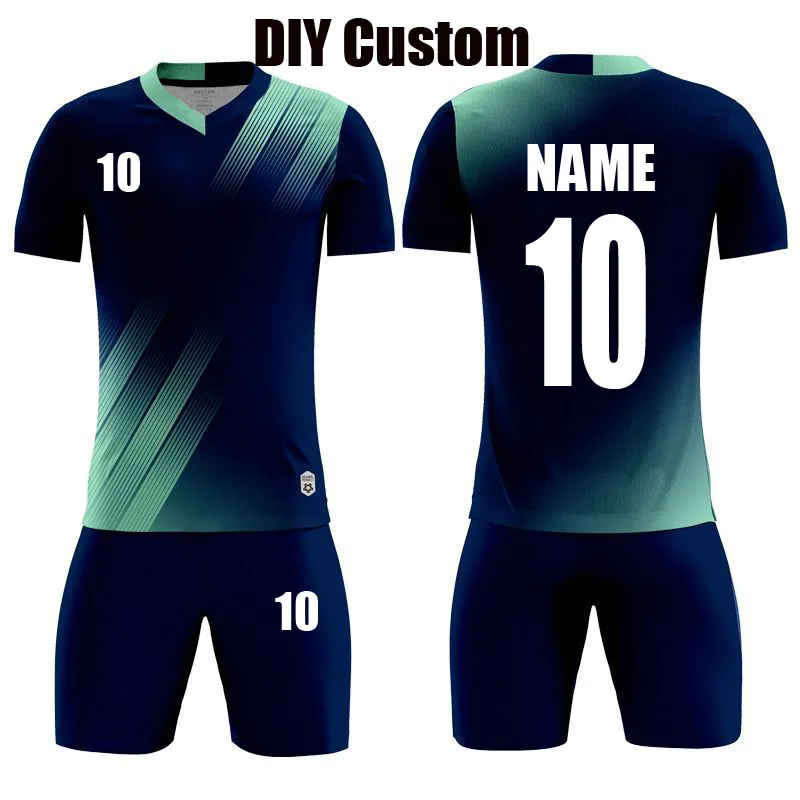 Top Trends: BHWYFC Kids Adult Custom Soccer Jersey Set Men Football Uniform Child Kit Football Shirt Shorts Boys Soccer Training Suit Sports Shoppable Styles