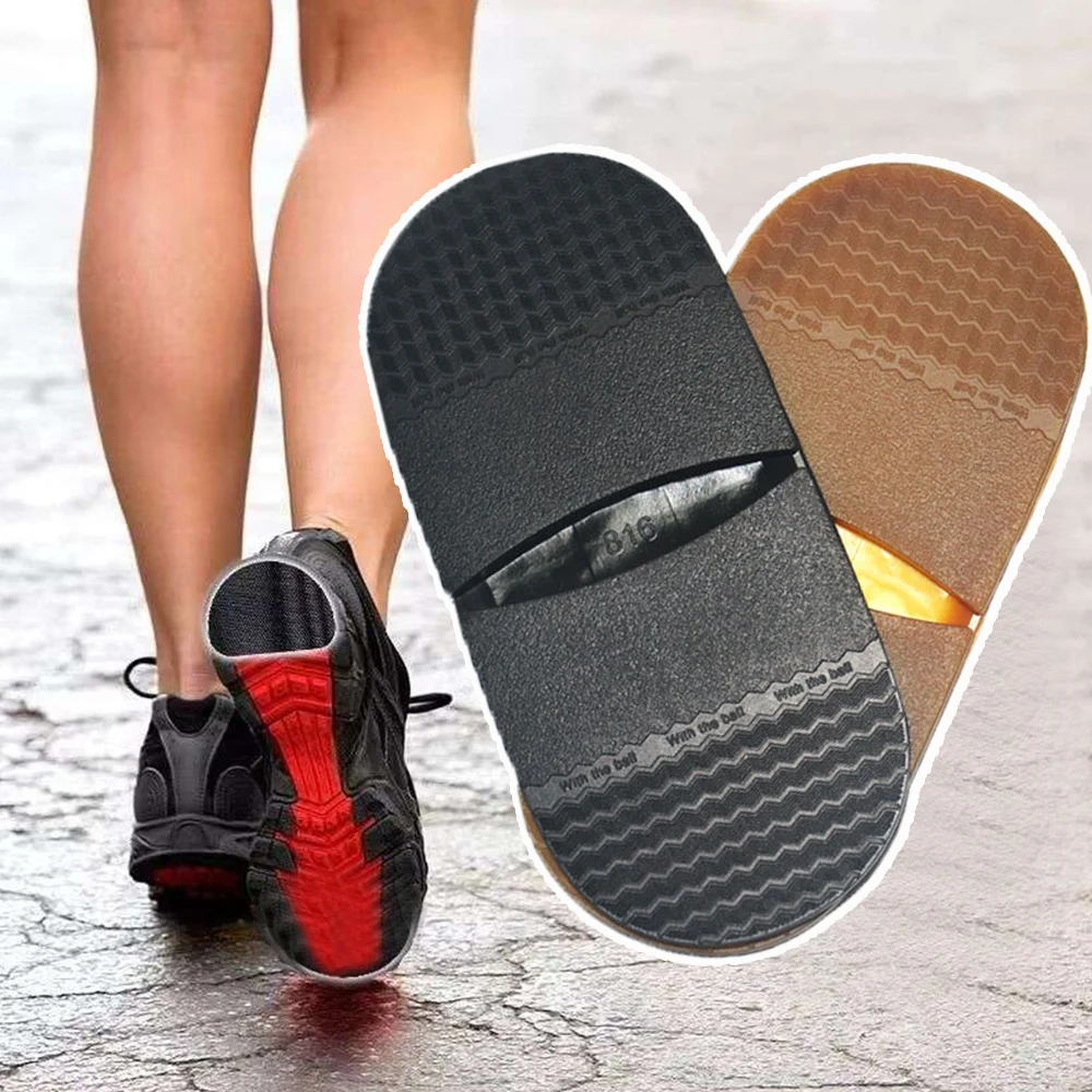 Top Trends: 1Pair Anti-slip Shoe Sole Pads Durable Replace Outsole Pad Wear-resistant Rubber Sticker Protector For Shoes Bottom Soles Shoppable Styles