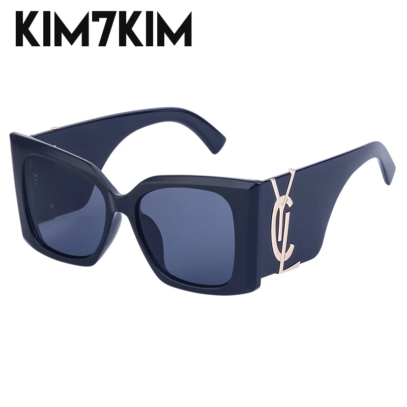 Top Trends: Oversized Cat Eye Sunglasses Women 2024 Luxury Brand Designer Fashion Big Frame Square Sun Glasses Female Gradient Shades UV400 Shoppable Styles