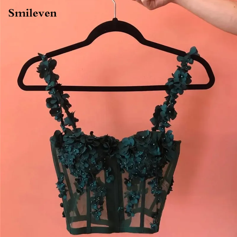 Top Trends: Smileven 3D Flowers Sweetheart Corset Shapewear For Formal Evening Dress Prom Dresses Elegant Evening Party Gowns 2022 Shoppable Styles