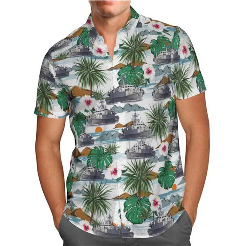 Top Trends: Red Cartoon Anime 3D Print Beach Hawaiian Shirt Summer Short Sleeve Shirt Streetwear Oversized Chemise Homme Camisa Masculina Shoppable Styles - Image 6