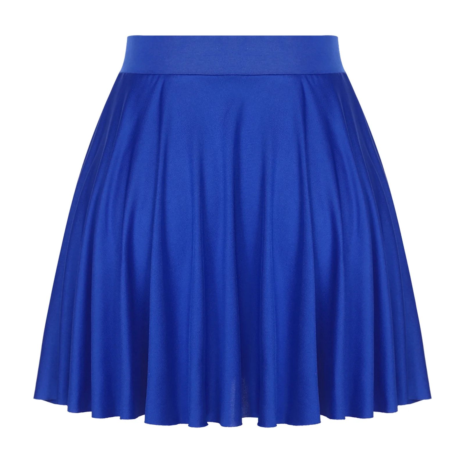 Top Trends: Womens Sexy Ruffle Skirt Casual Solid Color Elastic Waistband Flared Skirts Loungewear Homewear Sportwear Party Dance Clubwear Shoppable Styles