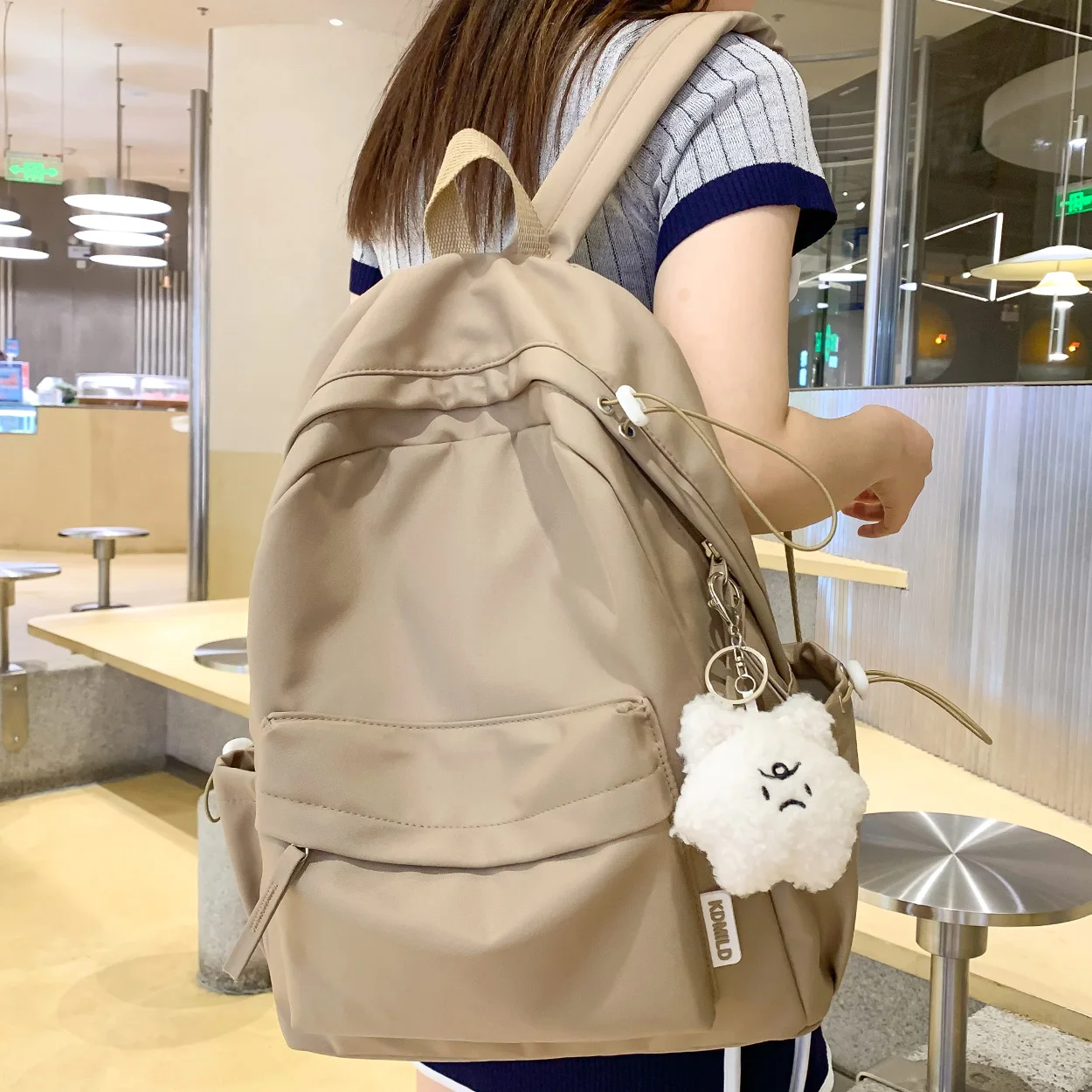 Top Trends: Fashion Backpack Female Kawaii SchoolBag Waterproof Girl Travel Nylon Laptop Cute BookBag Women Student Ladies Simplicity Sac Shoppable Styles