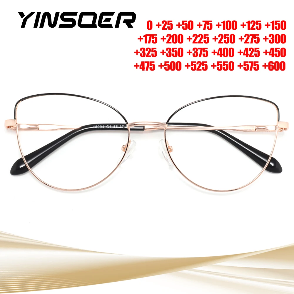 Top Trends: Cat Eye Glasses Frame Women's Female Luxury Eyewear Prescription Optical Eyeglasses Frames Women Anti-Blue Light Reading Glasses Shoppable Styles