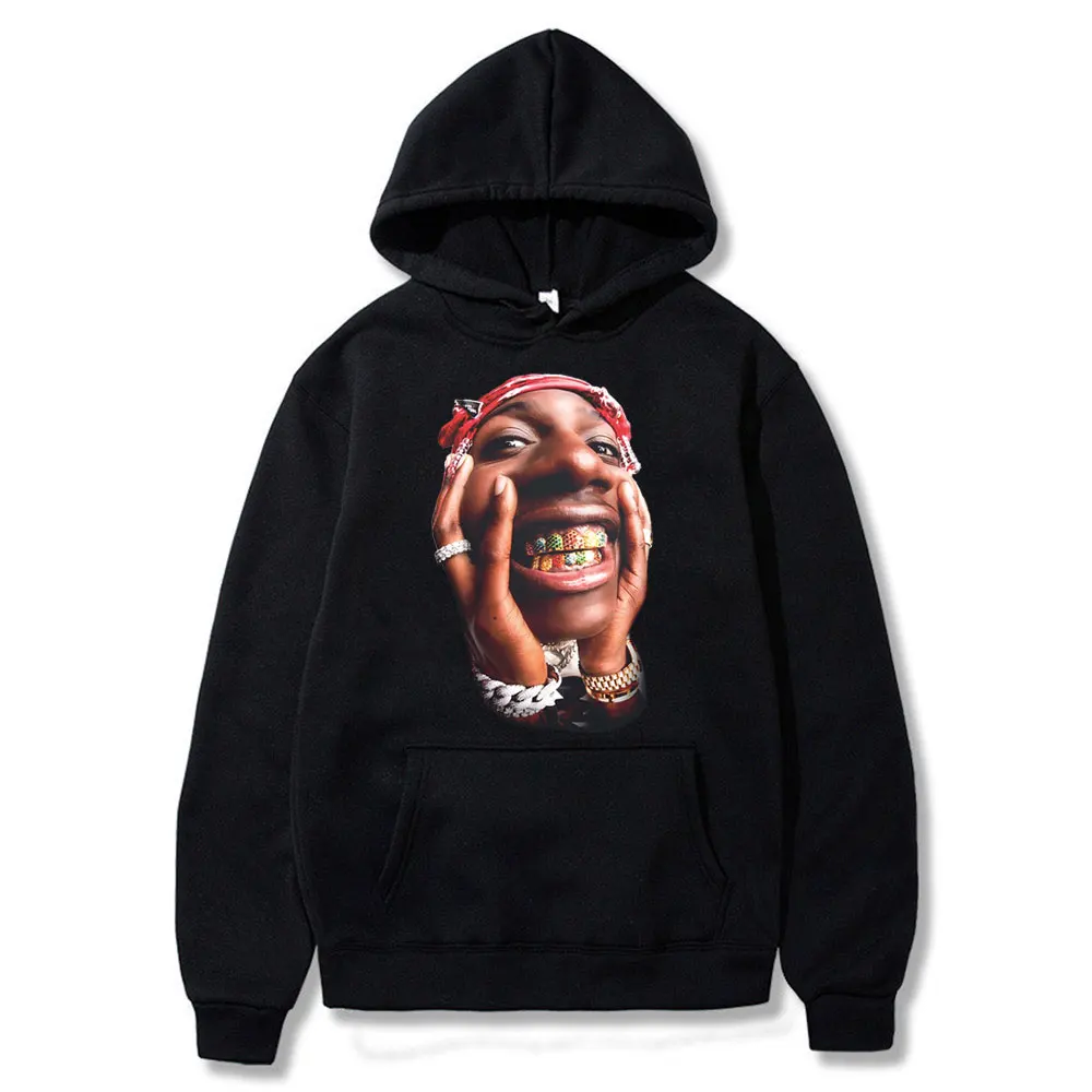 Top Trends: Rapper Lil Yachty Big Face Graphics Hoodie Men Hip Hop Casual Fashion Sweatshirt Male Oversized Streetwear Men&#039;s Vintage Hoodies Shoppable Styles