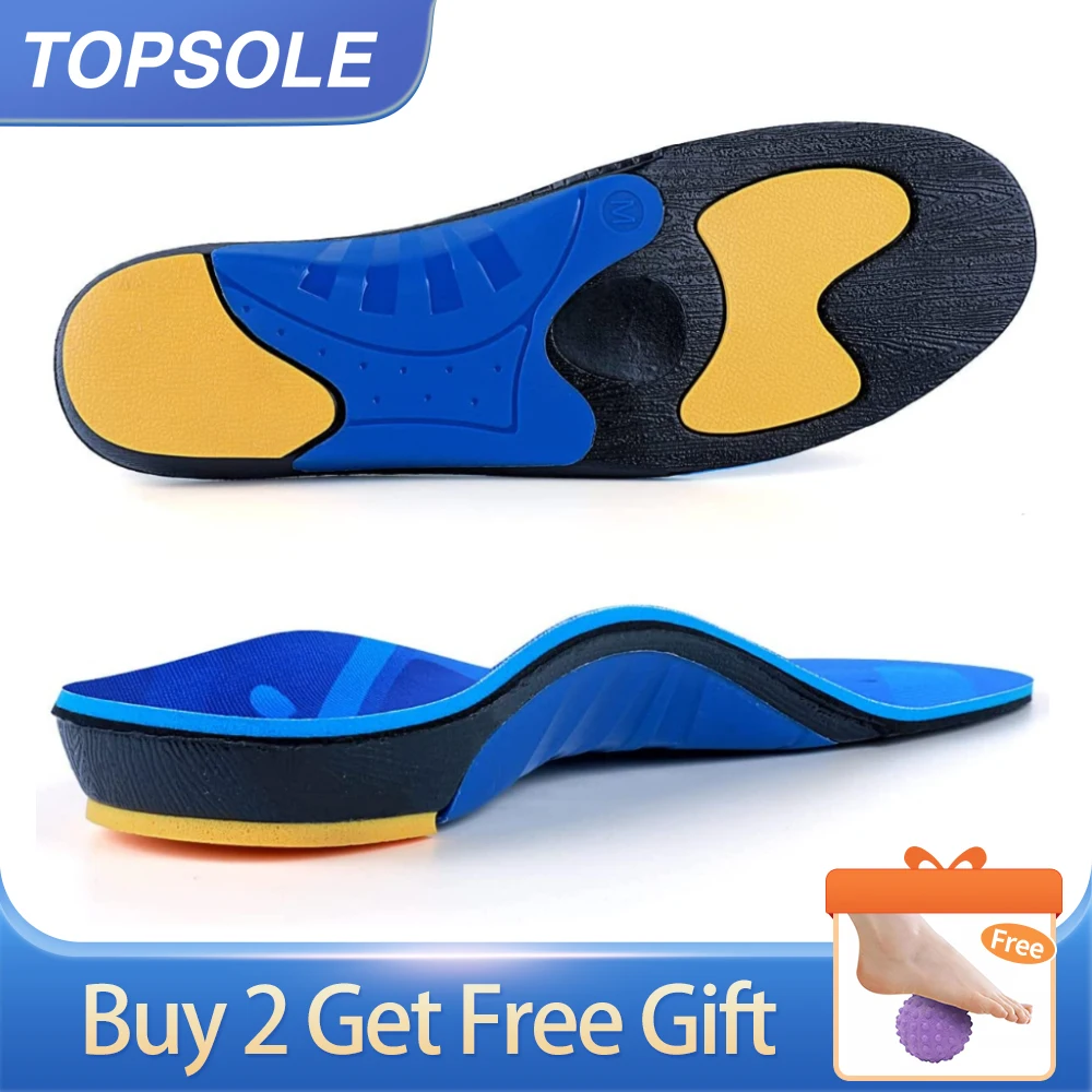 Top Trends: TOPSOLE Pain Relief Orthopedic Insole Plantar Fasciitis High Arch Support Insole For Men Women With Flat Foot All Day Standing Shoppable Styles