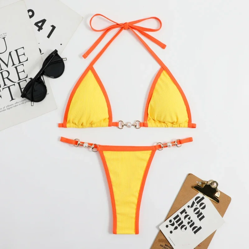 Top Trends: Sexy TwoPieces Bikini Set Women Random Print Bikini Set Push-Up Swimsuit Sandbeach Swimwear Bathing Suit Shoppable Styles