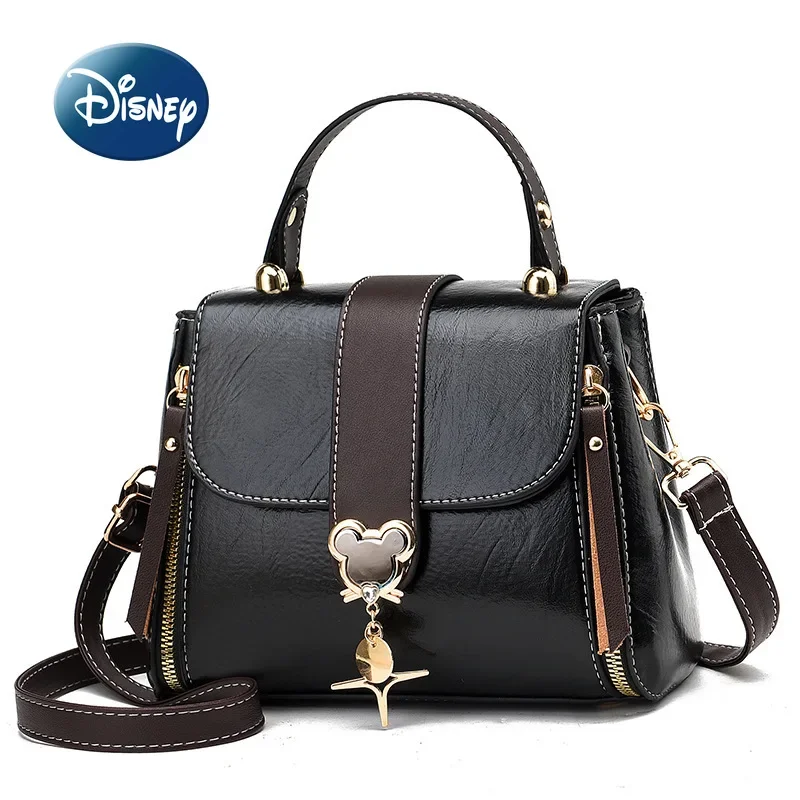 Top Trends: Disney Mickey New Women&#039;s Handbags Luxury Brand Fashion Women&#039;s Bags Large Capacity High Quality One Shoulder Oblique Bags Shoppable Styles