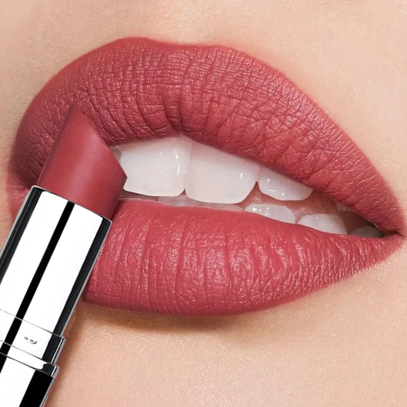 Top Trends: Moisturizing Lipstick 8 Colors Waterproof Long Lasting Matte Velvet Sexy Non Sticky Cup Red Lipstick Women Lips Makeup Cosmetic Shoppable Styles