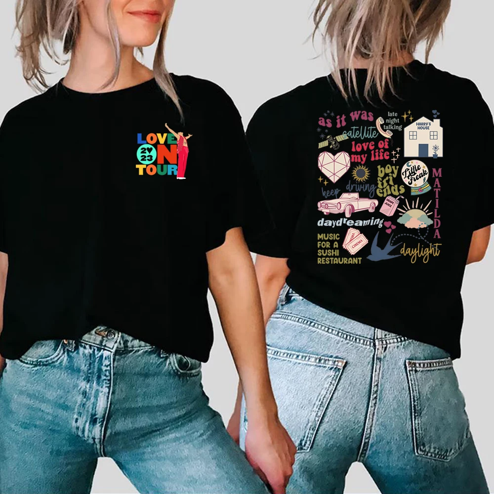 Top Trends: Love On Tour 2023 T-shirt Vintage Harry's House Track List Shirt Harry's Home Retro As It Was Tees HS Tpwk Y2k Tshirt Fans Merch Shoppable Styles