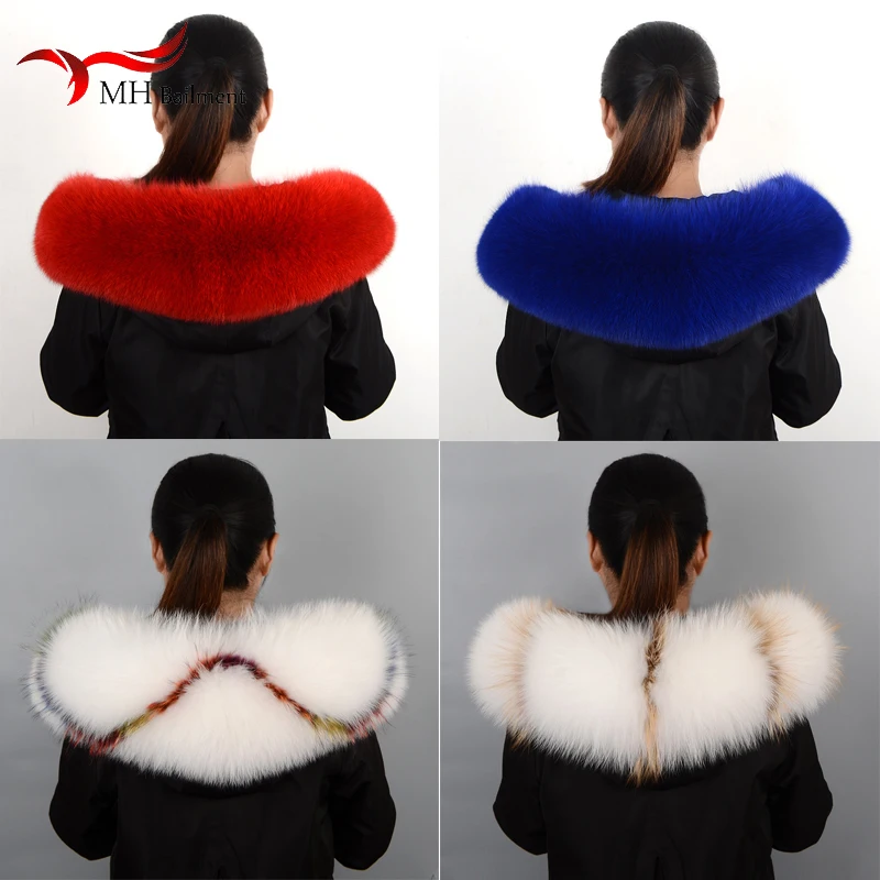 Top Trends: Winter Ladies Fur Fox Sweater Collar Female Fur Furry Stitching Shawl Coat Collar Female Fashion Warmth Hot Selling Around Shoppable Styles