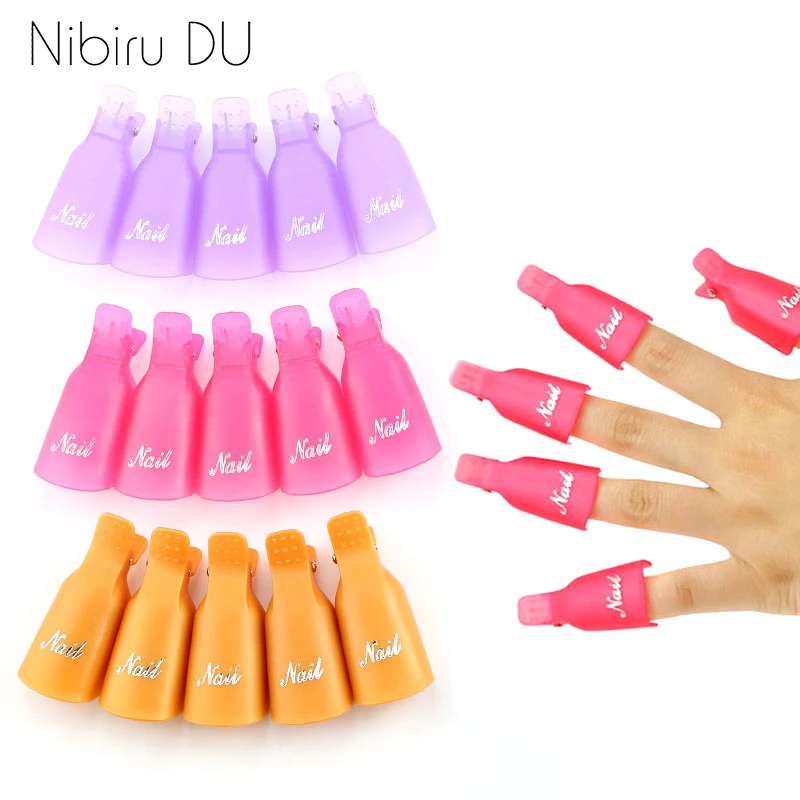 Top Trends: Plastic Nail Art Soak Off Cap Clips UV Gel Polish Remover Wrap Tool Fluid For Removal Of Varnish Manicure Tools Shoppable Styles