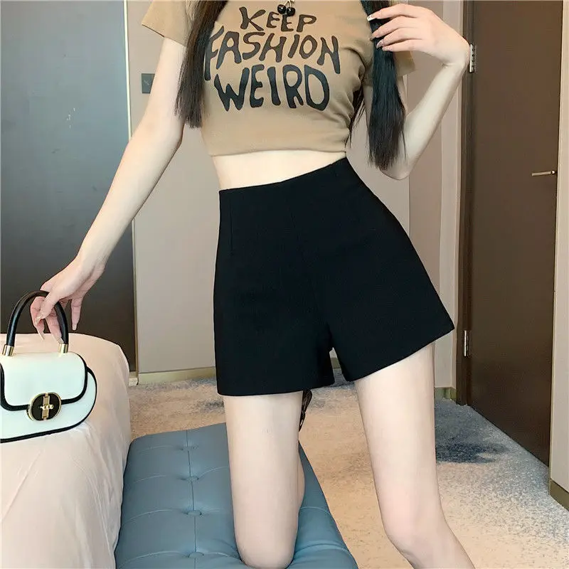 Top Trends: Women's Shorts Mini Nylon Tight Wide Booty Skinny Sexy Short Pants For Woman To Wear Kawaii Cute Design Outfits Trend 2023 XL Shoppable Styles - Image 5