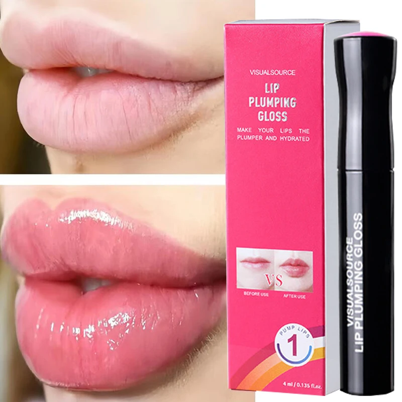 Top Trends: Instant Volumising Lips Serum Plumper Increase Gloss Elasticity Reduce Lip Fine Lines Moisturizing Nourish Repair Sexy Lip Care Shoppable Styles