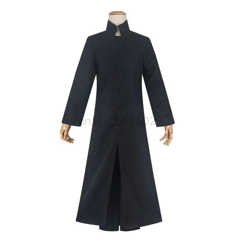 Top Trends: The Matrix Cosplay Customised Black Cosplay Costume Neo Trench Coat Coat Medieval Womens Mens Girls Boys Unisex Cos Clothing Shoppable Styles