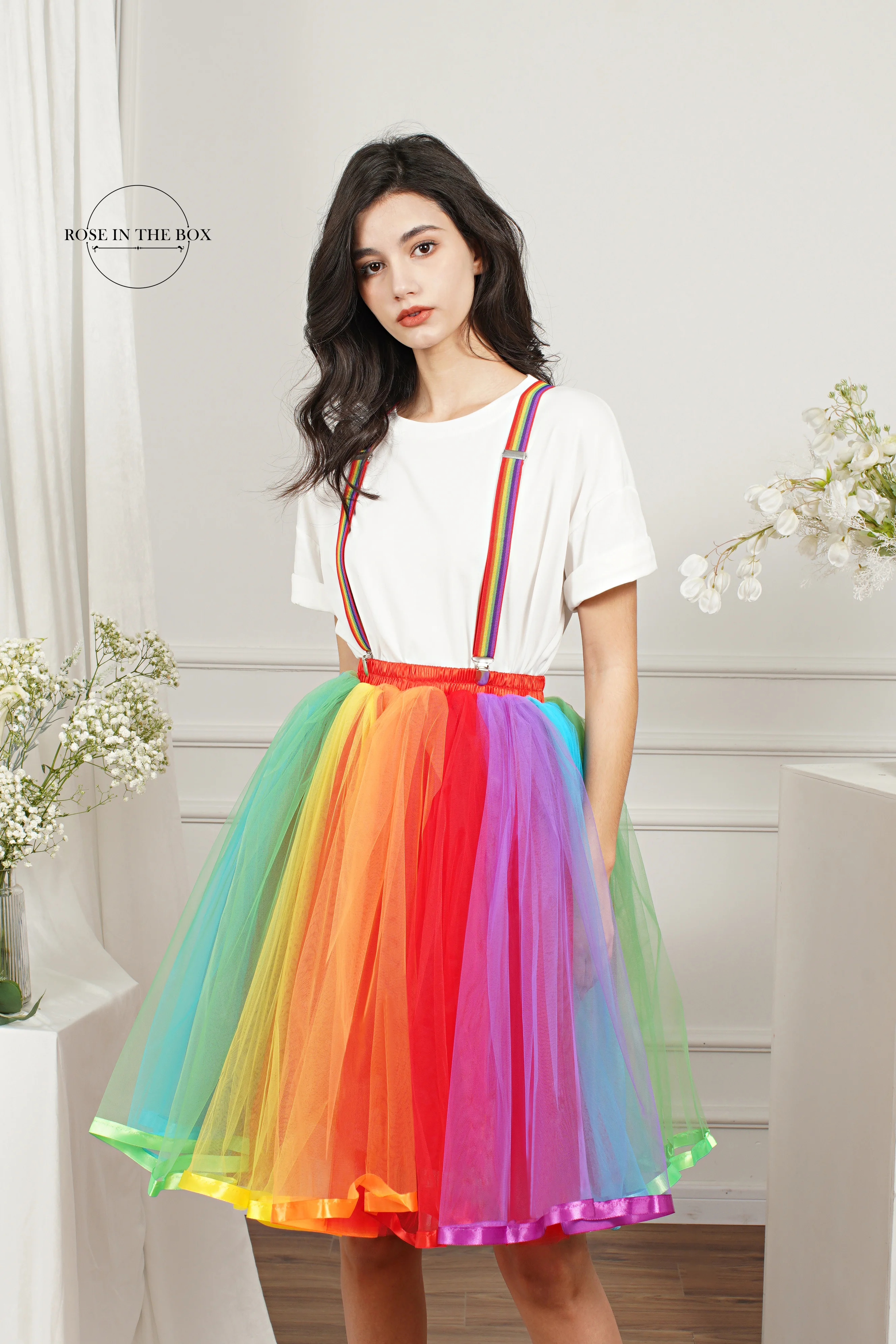 Top Trends: Women Summer Multi Colour Tutu Skirt Princess Knee Length Pettiskirt Party Dance Girls Rainbow Bridal Petticoats Tulle Skirts Shoppable Styles