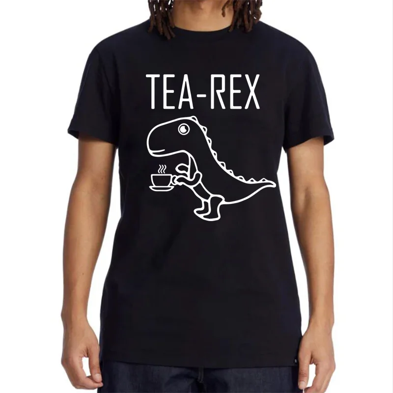 Top Trends: XIN YI Men's T-shirt Top Quality 100% Cotton Cool Funny Dinosaur Design Printing O-neck Men Tshirt Cool T-shirt Male Tee Shirts Shoppable Styles