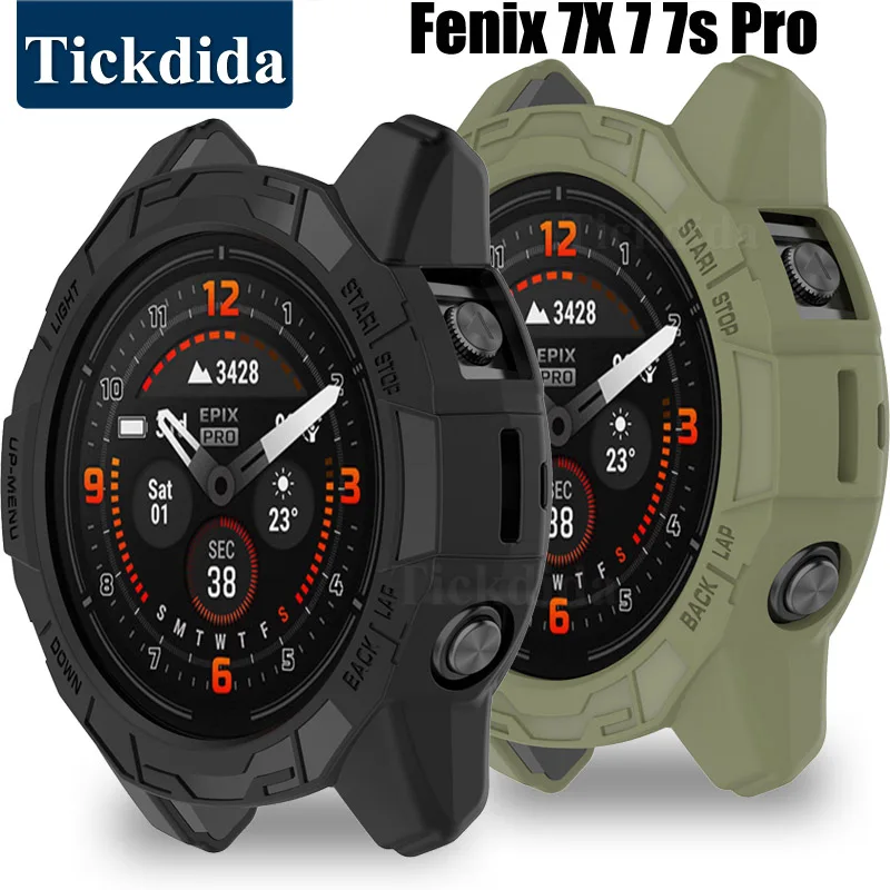 Top Trends: TPU Case For Garmin Fenix 7X Pro Fenix 7s Pro Tactix 7 Soft Silicone Case For Garmin Fenix 7 Protective Cover Shell Accessories Shoppable Styles