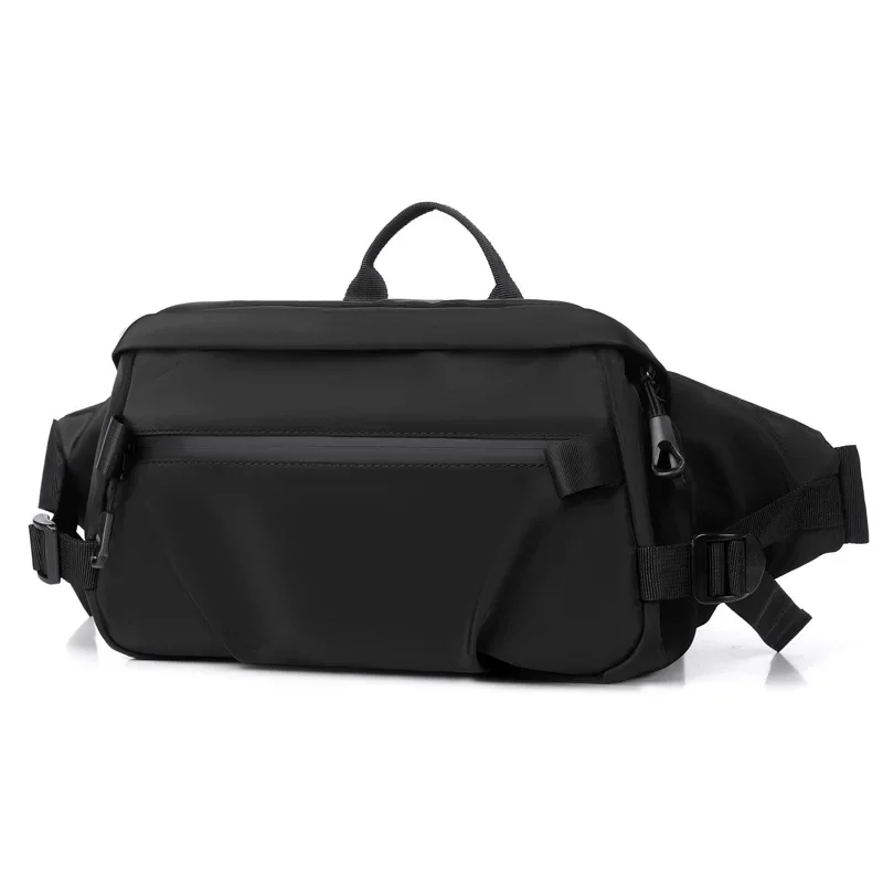 Top Trends: New Men&#039;s Waist Bag Simple Fashion Nylon Shoulder Bag Multifunctional Large Capacity Waterproof Messenger Bag Hot Sale Shoppable Styles