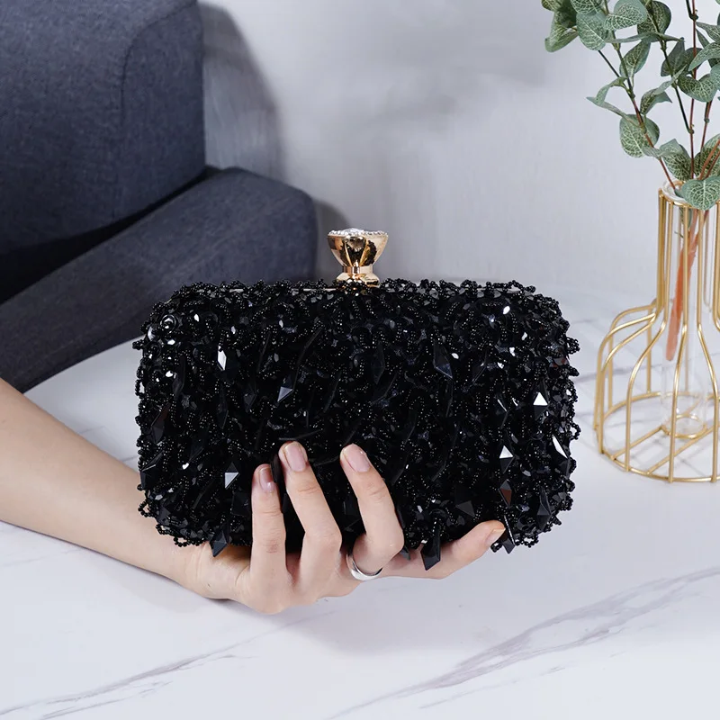 Top Trends: 2024 New Women&#039;s Evening Bags Fashion Luxury Sequin Beaded Banquet Handbags Clutches Ladies Chain Small Shoulder Bag Purses Shoppable Styles