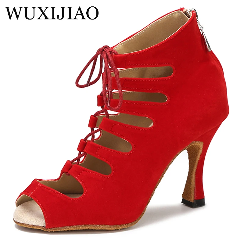 Top Trends: Latin Suede Dance Shoes Women's Fashion Shoes High Heels Jazz Shoes Shoppable Styles