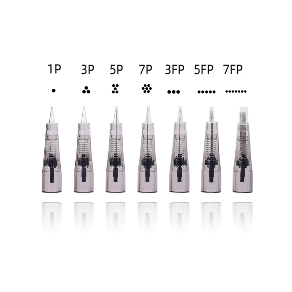 Top Trends: 20 / 50 / 100PCS Disposable Sterilized Cartridge Tattoo Needles Permanent Makeup Tattoo Needle Shoppable Styles