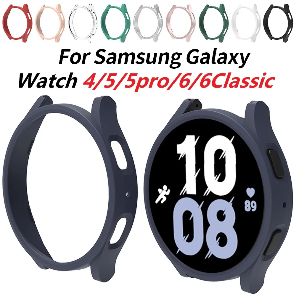 Top Trends: Case For Samsung Galaxy Watch 4 / 5 / 6 40mm 44mm 45m PC Matte Protective Bumper Shell For Watch 6 Classic 43mm 47mm Protector Cover Shoppable Styles