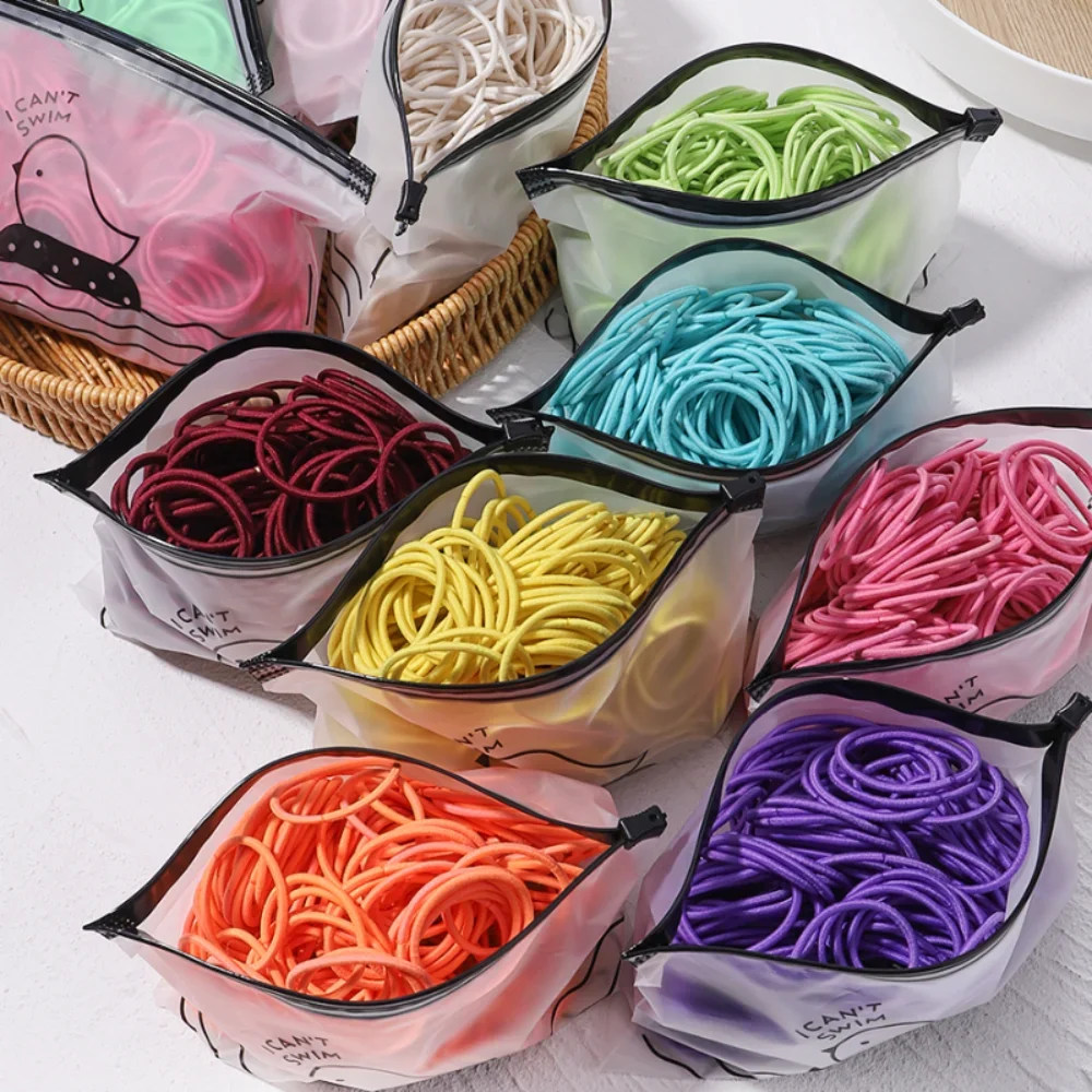 Top Trends: 10 / 20 / 30PCS Macaron Rubber Band Hairband Headband High Elastic Durable Hair Ring Tied High Ponytail Women's Kids Hair Headwear Shoppable Styles