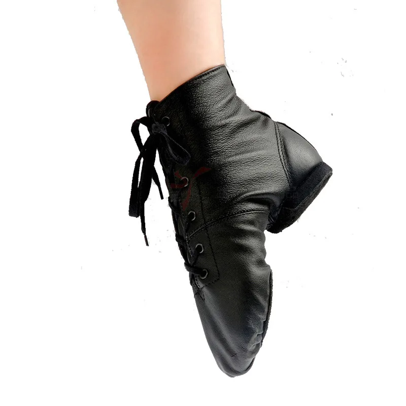 Top Trends: Dance Shoes Leather Canvas High Top Jazz Dance Shoes Male Adult Soft Soled Female Flat Training Boots Children Sneakers Shoppable Styles