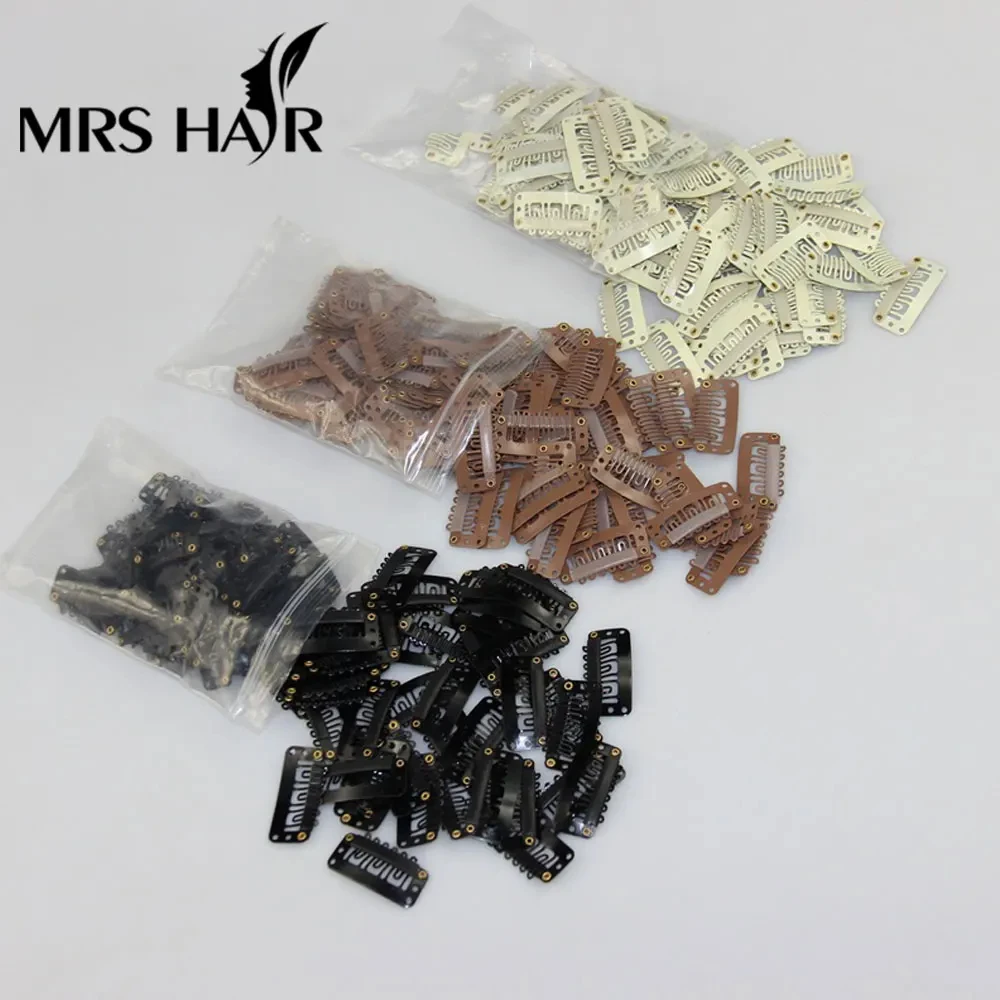 Top Trends: 20 / 50pc 3.2cm Hair Extension Clip U Wig Clips For Hair Extensions Clip Hair Hair Clips For Hair Wig Accessories Salon Hair Clips Shoppable Styles