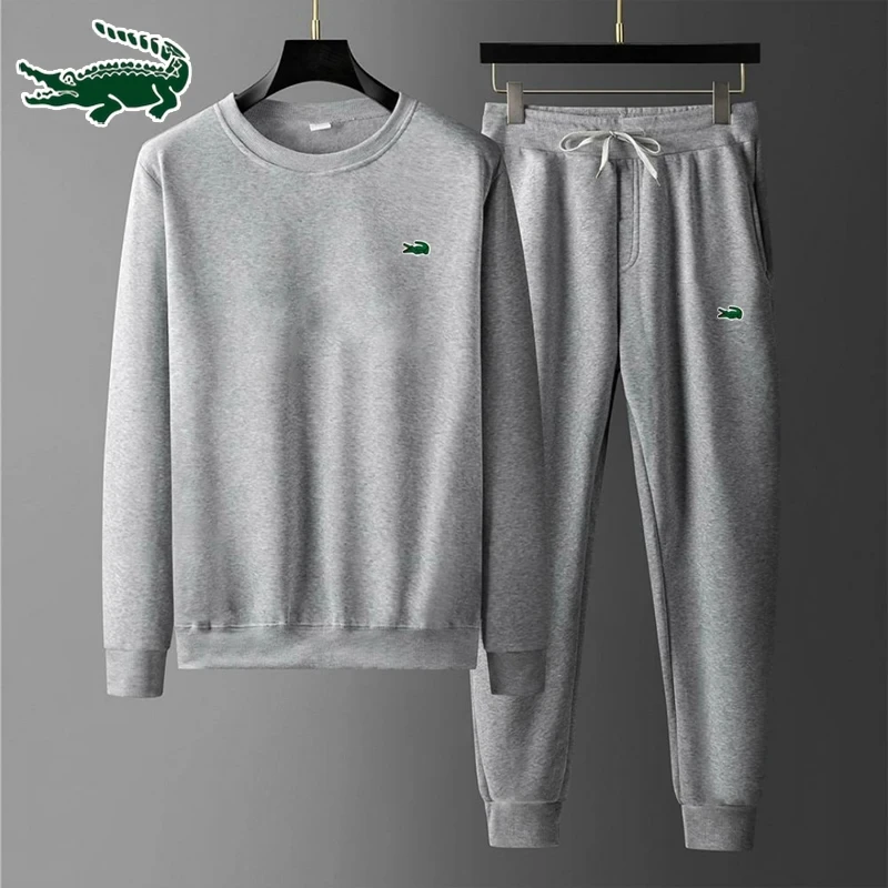 Top Trends: 2023 New Men's Leisure Sports Round Neck Sweater Pullover+ outdoor Running Pants Set Shoppable Styles