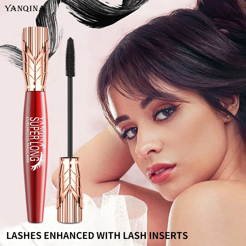 Top Trends: YANQINA Mascara Eyelashes Extension 4D Lengthening Curling Eye Lashes Waterproof Lasting Big Eye Makeup Women Cosmetics Shoppable Styles