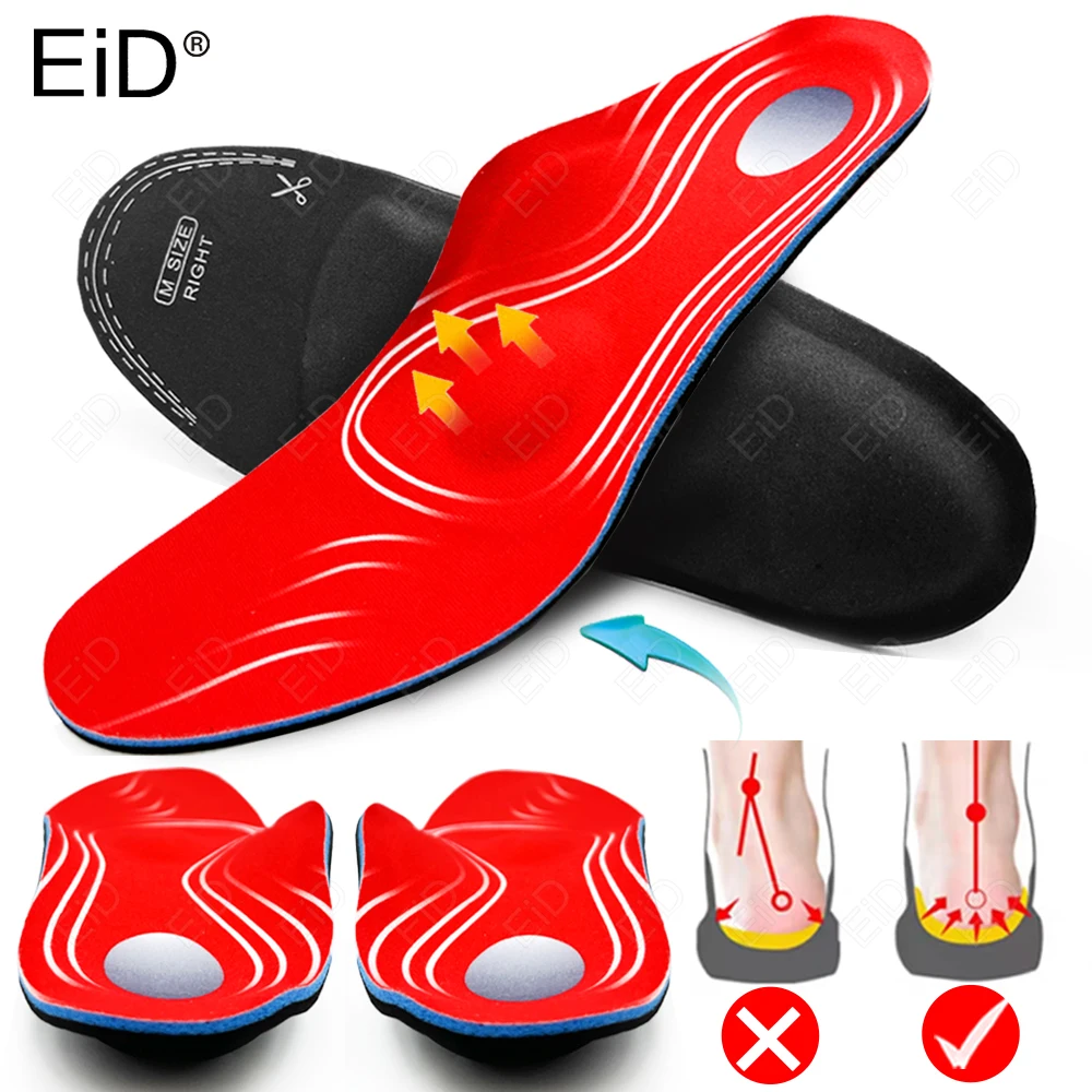 Top Trends: EiD Best Flat Feet Insoles Orthotic Arch Support Inserts EVA Orthopedic Shoes Soles For High Heel Plantar Fasciitis Men Woman Shoppable Styles