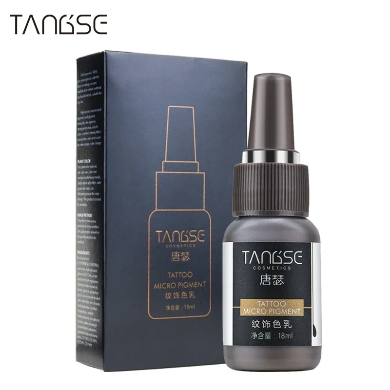 Top Trends: Tangse 18ml Tattoo Ink Pigments Tint For Eyebrow Eyeliner Lip Permanent MakeUp Body Art Microblading Pigment Tattoo Supplies Shoppable Styles