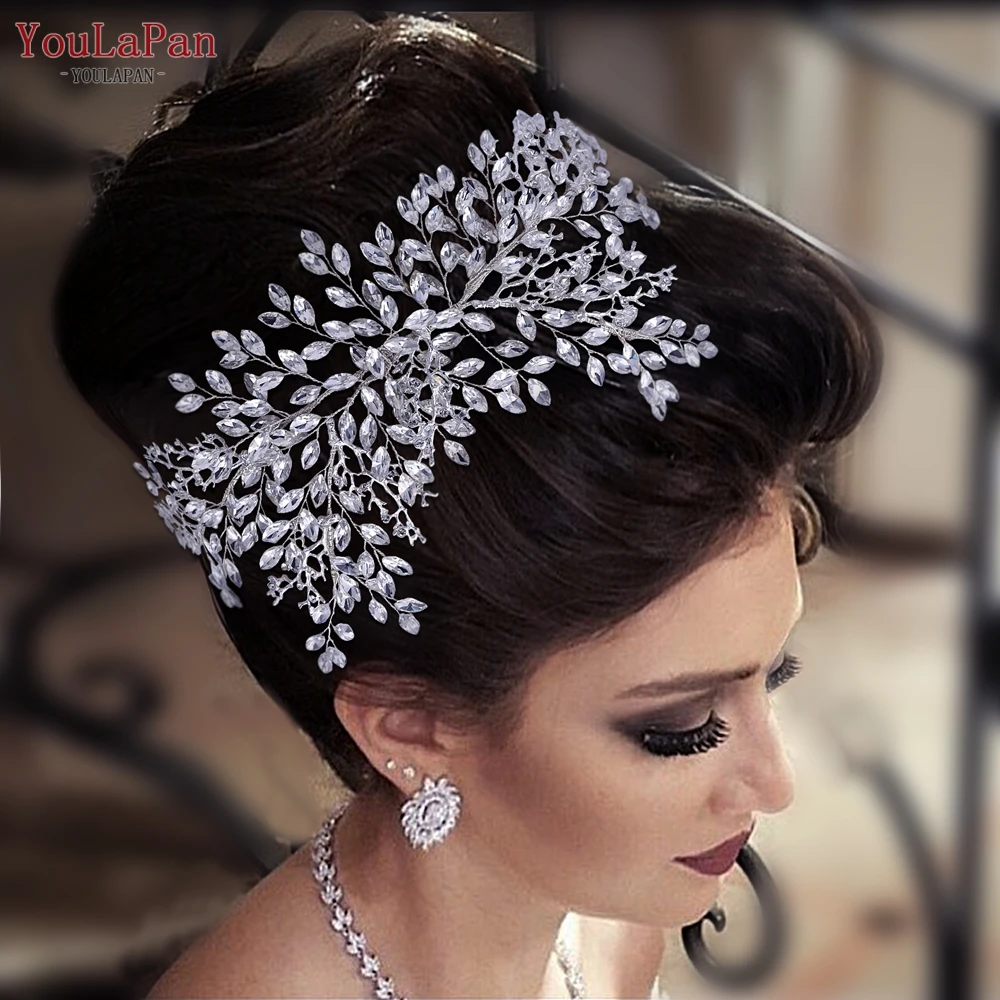 Top Trends: YouLaPan HP365 Bridal Headband Rhinestone Brides Tiara And Headdress Handmade Wedding Hair Accessories Princess Woman Headpiece Shoppable Styles - Image 6