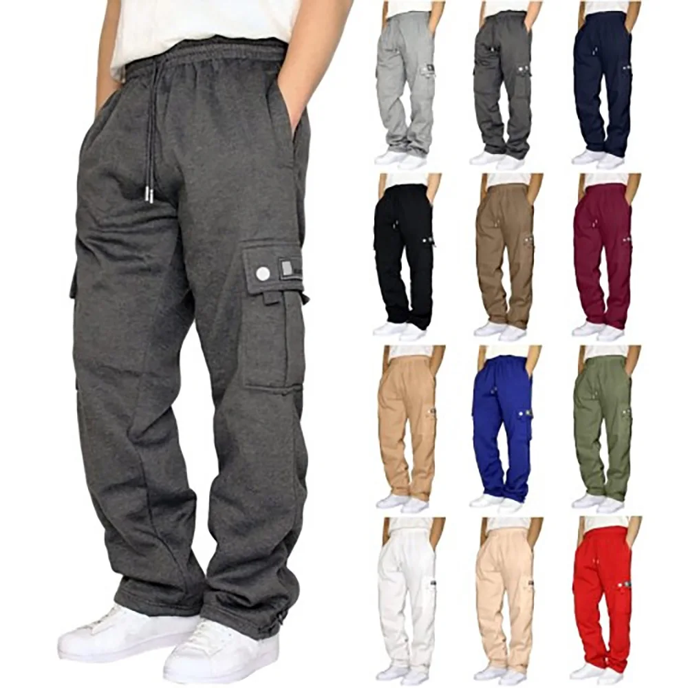 Top Trends: Men Casual Tracksuit Pants Elastic Waist Trousers Sport Jogging Tracksuits Sweatpants Harajuku Streetwear Pant Plus Size S-5XL Shoppable Styles