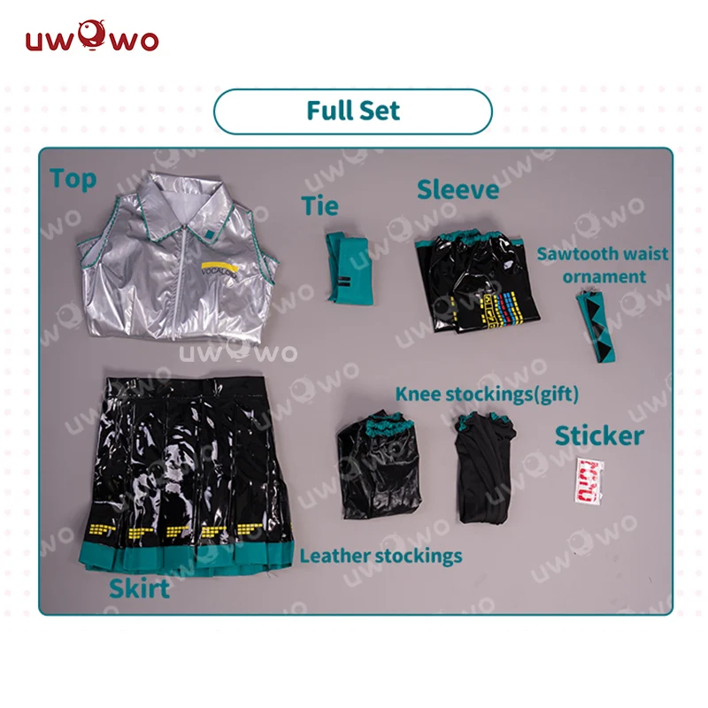 Top Trends: In Stock UWOWO Miku Cosplay Costume Mikku Classic Original Anime Cosplay Outfits Halloween Dress Women's Clothing Costume Girl Shoppable Styles