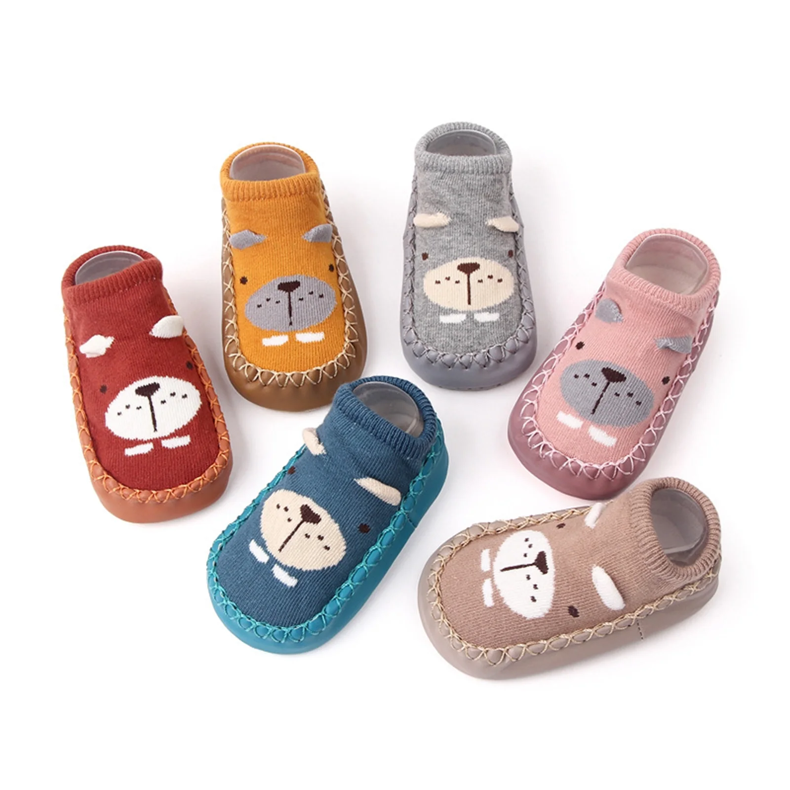 Top Trends: BeQeuewll Toddler Baby Sock Shoes Soft Sole Cute Cartoon Non-slip Flats Walking Shoes For Newborn Infant Girl Boy Shoppable Styles