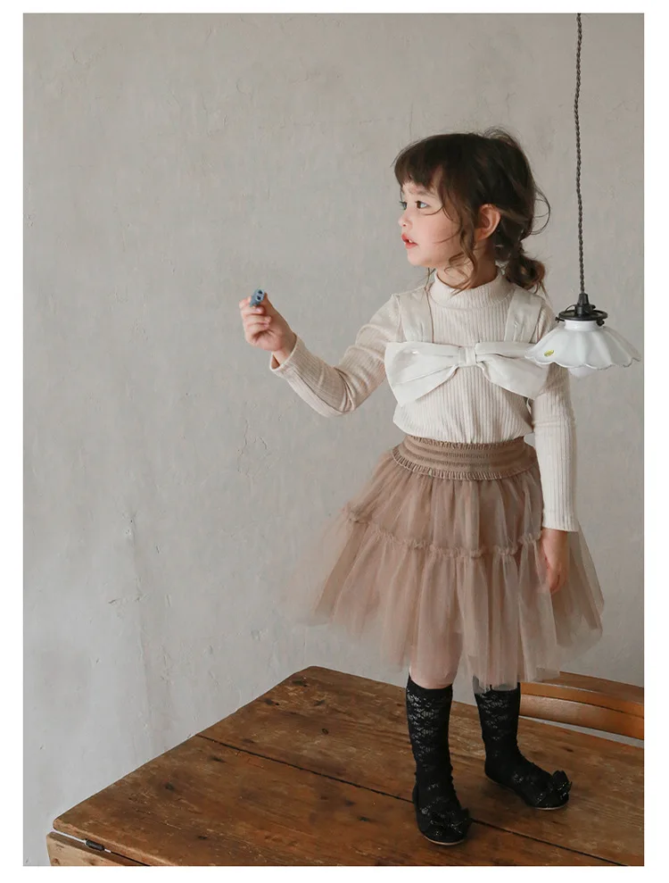 Top Trends: 2022 New Arrival Toddler Kids Girl Tulle A-line Tutu Skirt Princess Mini Dress Retro Children Cute Pettiskirt Shoppable Styles