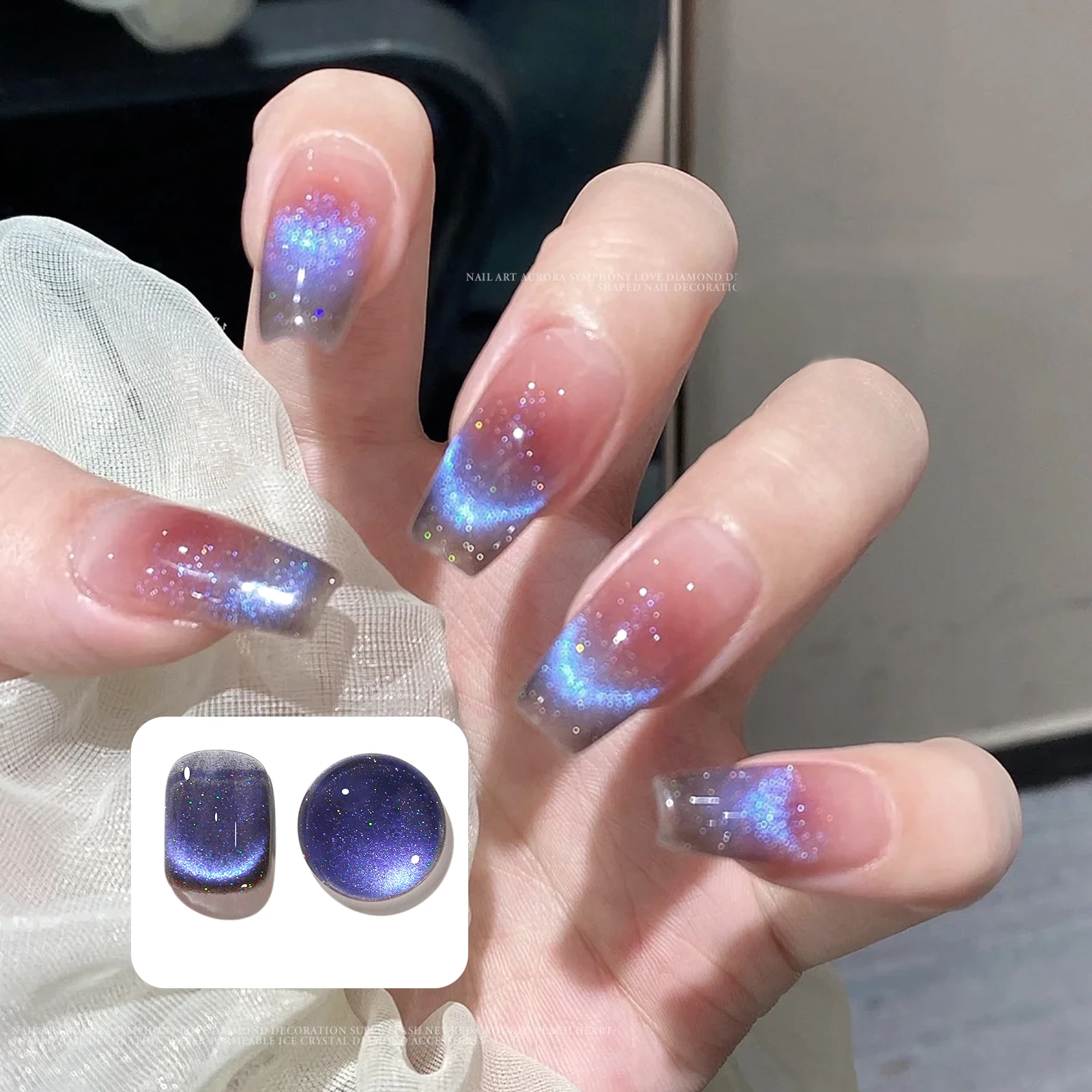 Top Trends: 8ml Cat Eye Magnetic Gel Nail Polish Laser Magnet Soak Off UV LED Manicure Semi Permanent Nail For Art Gel Varnish Manicure Shoppable Styles