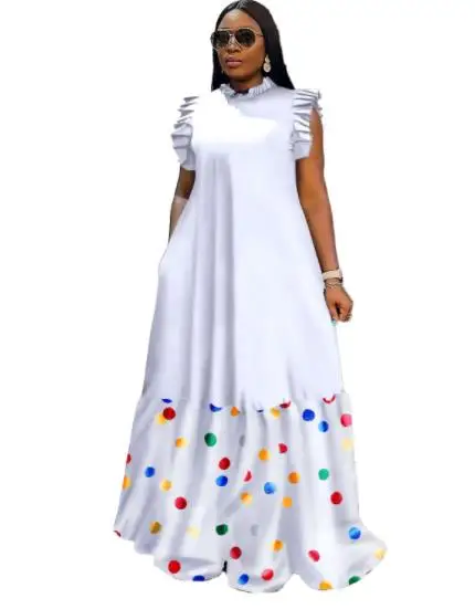 Top Trends: 2023 Elegant African Dresses For Women Dashiki Autumn Spring Maxi Dress Ladies Traditional African Clothing Shoppable Styles