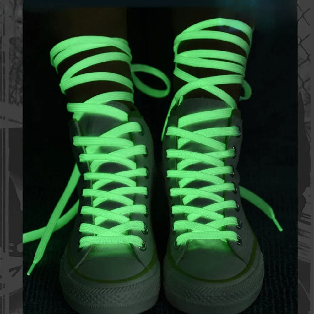 Top Trends: Luminous Shoelaces For Kid Sneakers Men Women Sports Shoes Laces Glow In The Dark Night Shoestrings Reflective Shoelaces Shoppable Styles