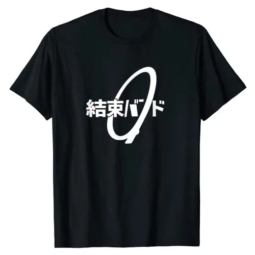 Top Trends: Cable Tie Kanji Hiragana Kessoku Band Rocker Band T-Shirt Japanese Fashion Graphic Tee Tops Letters Printed Aesthetic Clothes Shoppable Styles