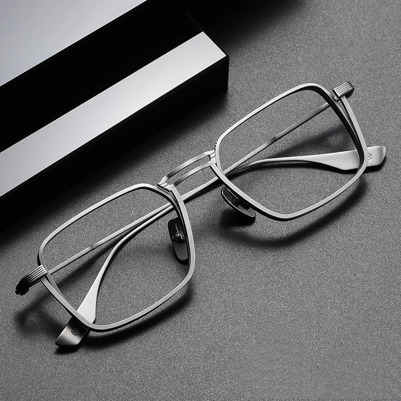 Top Trends: Metal Square Frame Reading Glasses For Men Vintage Presbyopic Glasses Women Anti-Scratch Diopter Eyewear 0 + 1.0 To + 4.0 Shoppable Styles