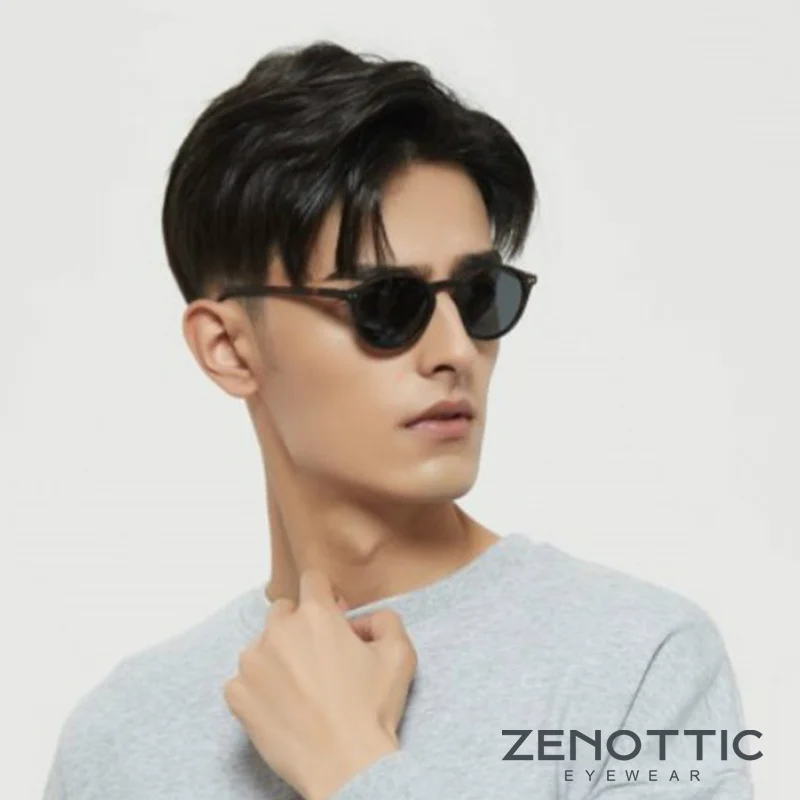 Top Trends: ZENOTTIC 2023 Fashion Polarized Sunglasses Men Women Brand Designer Retro Round Sun Glasses Vintage UV400 Goggles Shades Shoppable Styles