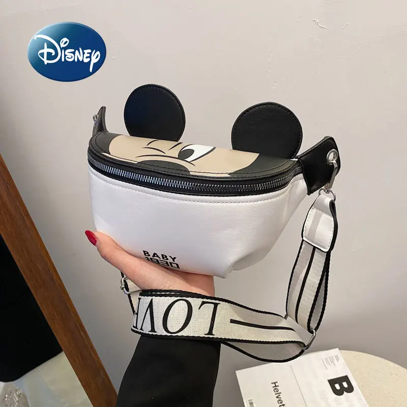 Top Trends: Disney Mickey New Women&#039;s Waist Bag Luxury Brand Women&#039;s Crossbody Bag High Quality Large Capacity Cartoon Fashion Chest Bag Shoppable Styles