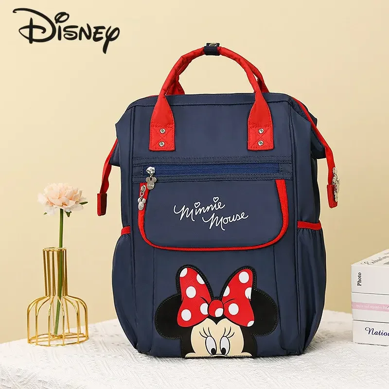 Top Trends: Disney Fashion Mommy Bag Cartoon Large Capacity Baby Products Storage Bag High Quality Multifunctional Outgoing Parent Child Bag Shoppable Styles - Image 3