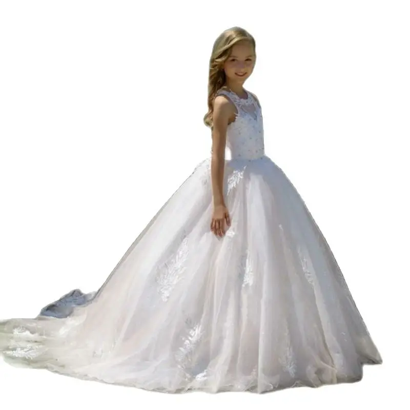 Top Trends: Flower Girls Dresses For Wedding Kids Pageant Dress First Holy Communion Dresses For Little Baby Party Prom Dress Shoppable Styles