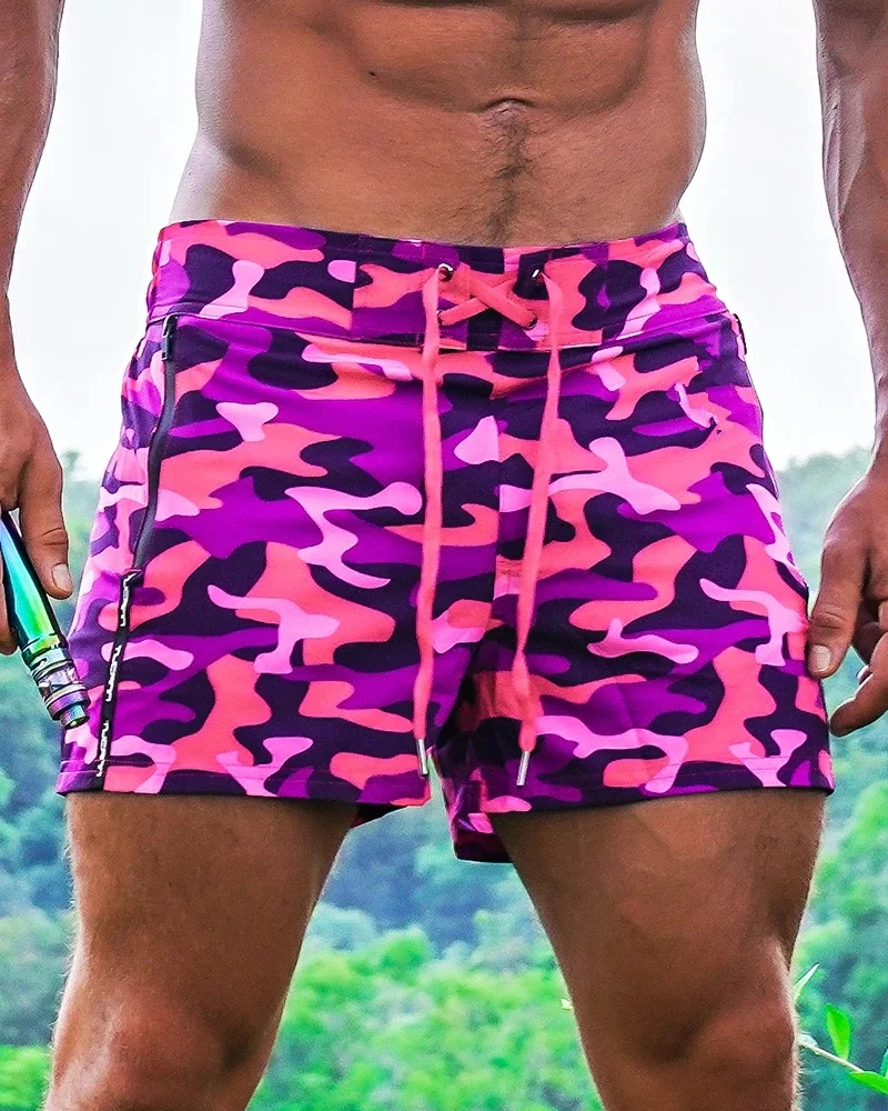 Top Trends: 2023Mens Swim Trunks Quick Dry Beach Board Shorts Swimwear Beachwear With Pockets And Mesh Lining Summer Men&#039;s Swim Shorts Shoppable Styles